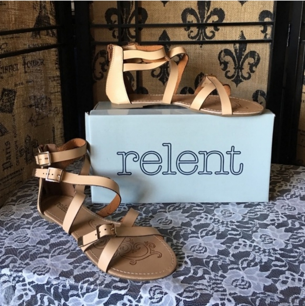 Relent Gladiator Sandals Size 8 NEW